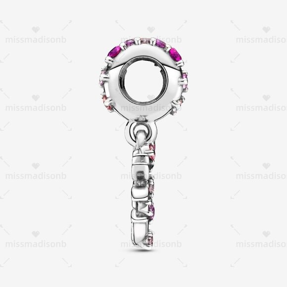 Pandora Pink Heart Family Tree Dangle Charm - Picture 2 of 6